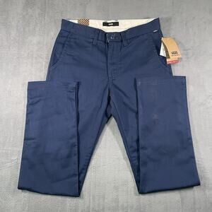 Vans Authentic Chino Pants Navy Blue Men’s 29 Modern Fit Stretch Skate